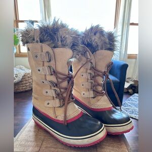 Sorel Joan of Arctic Leather Winter Boots – Size 7